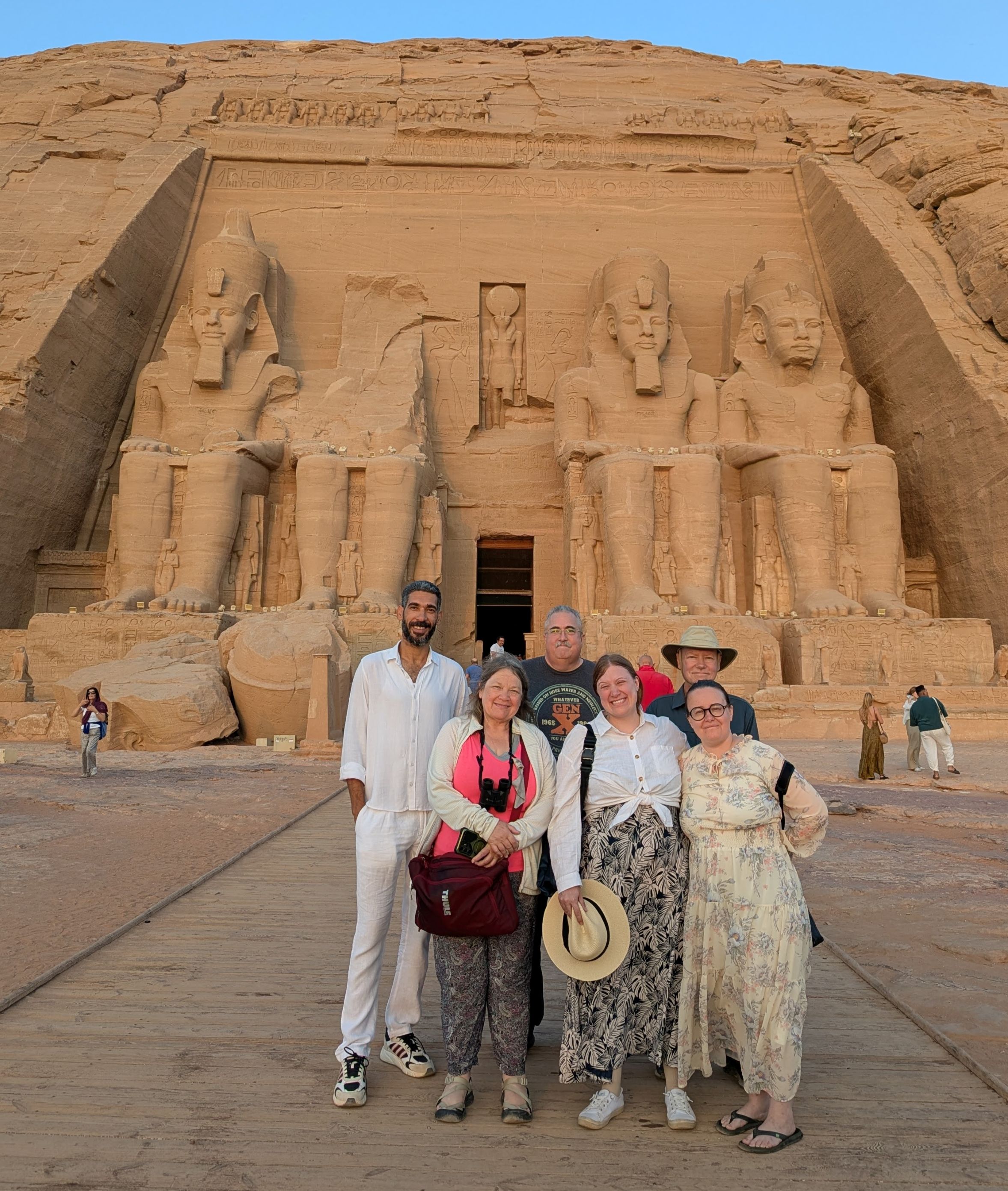 Tour Group at Abu Simbel Temples